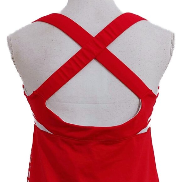 Lululemon Track and Train Tank in Twin Stripe Love Red - Picture 9 of 11